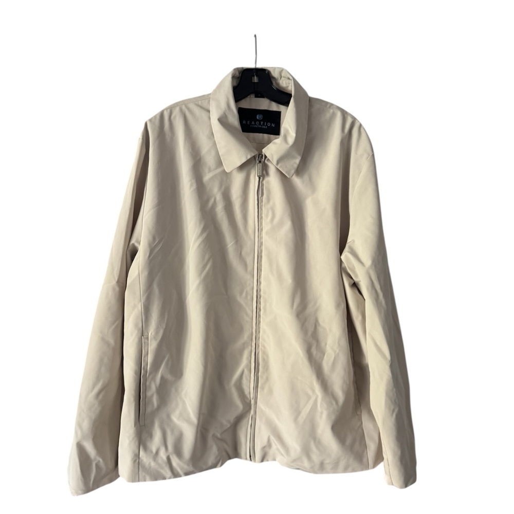 Kenneth Cole Reaction Men’s Light Tan Zip-Up Jacket Size XL - Fall